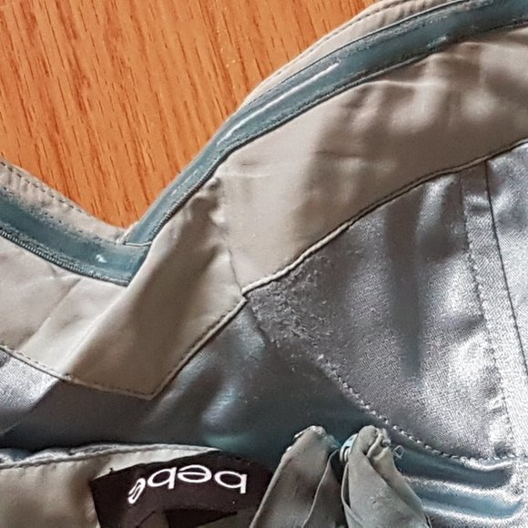 Bebe Silk Strapless Dress - Picture 5 of 12